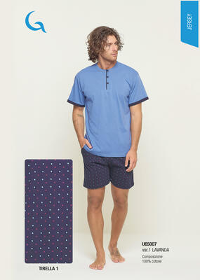 PIGIAMA UOMO M/M U65007 Ingrosso Intimo Tellini S.r.l.